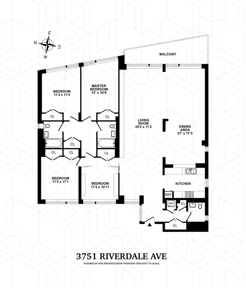 Floorplan for 3751 Riverdale Avenue