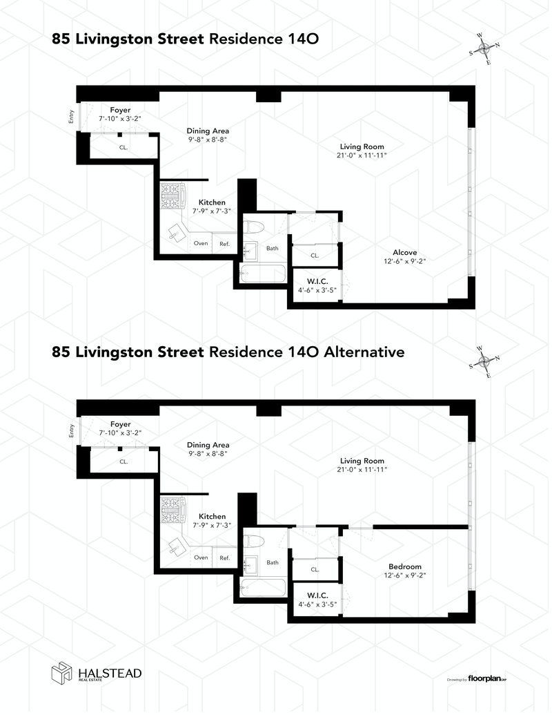 Floorplan for 85 Livingston Street, 14O