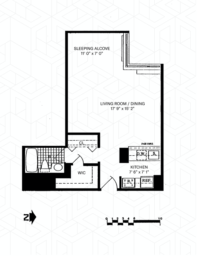 Floorplan for 2373 Broadway, 1509