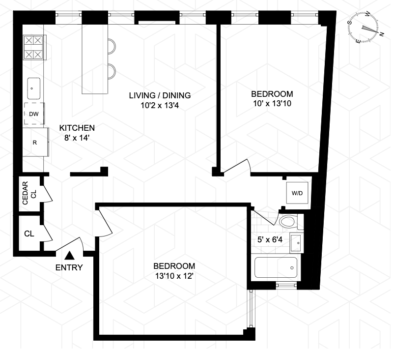 Floorplan for 6817 Colonial Road, 2D