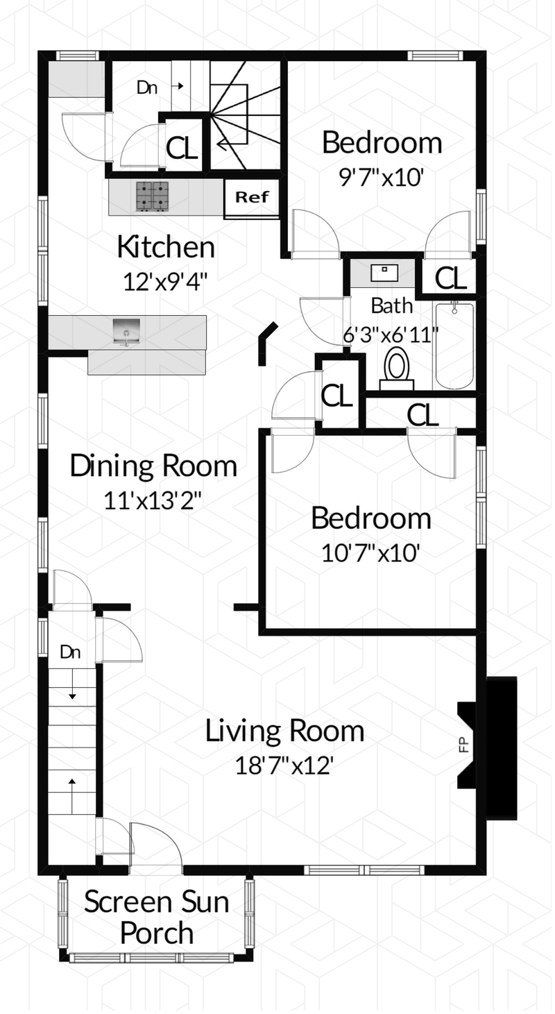 Floorplan for 708 Valley Rd
