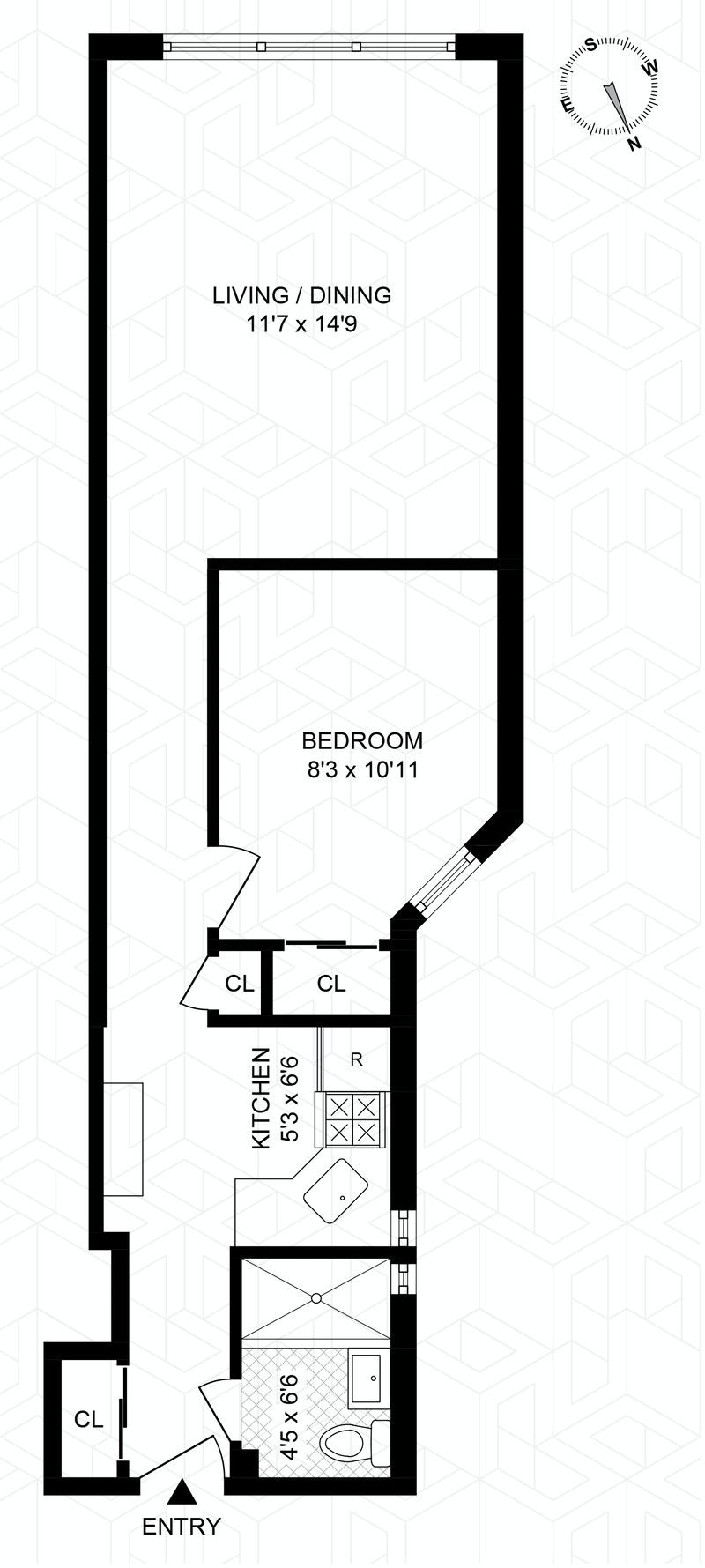 Floorplan for 321 East 89th Street, 3D