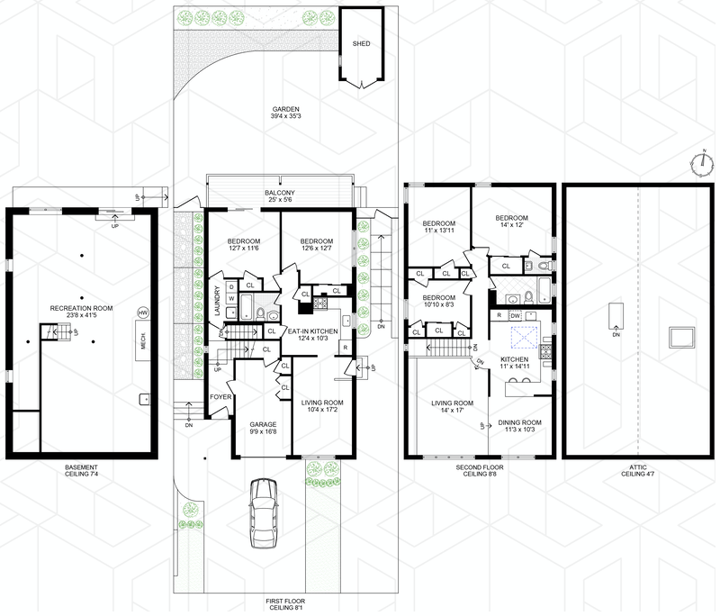 Floorplan for 15 Serrell Avenue