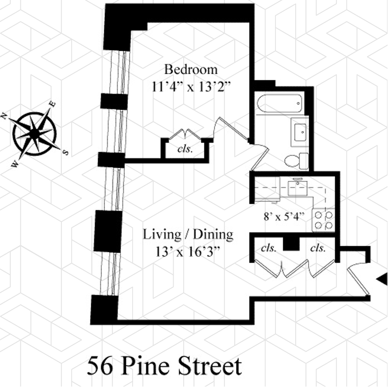 Floorplan for 56 Pine Street
