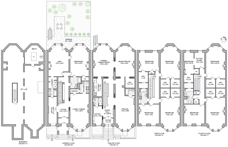 Floorplan for 198 Washington Park