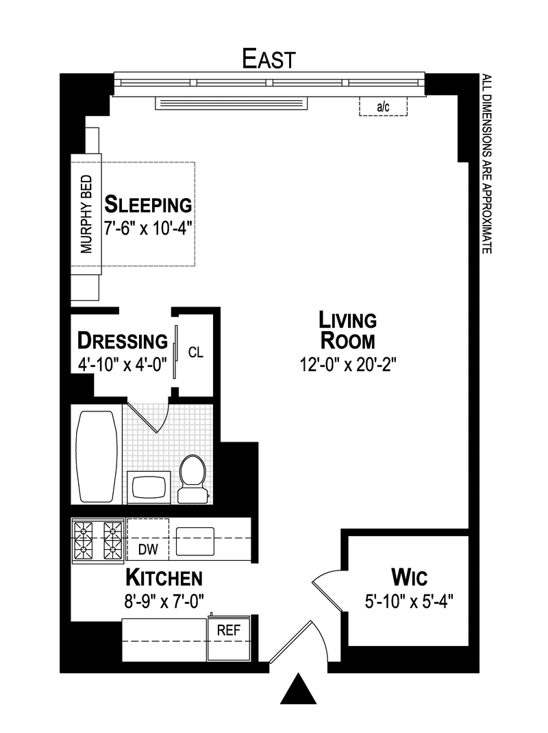 Floorplan for 165 West End Avenue, 6G