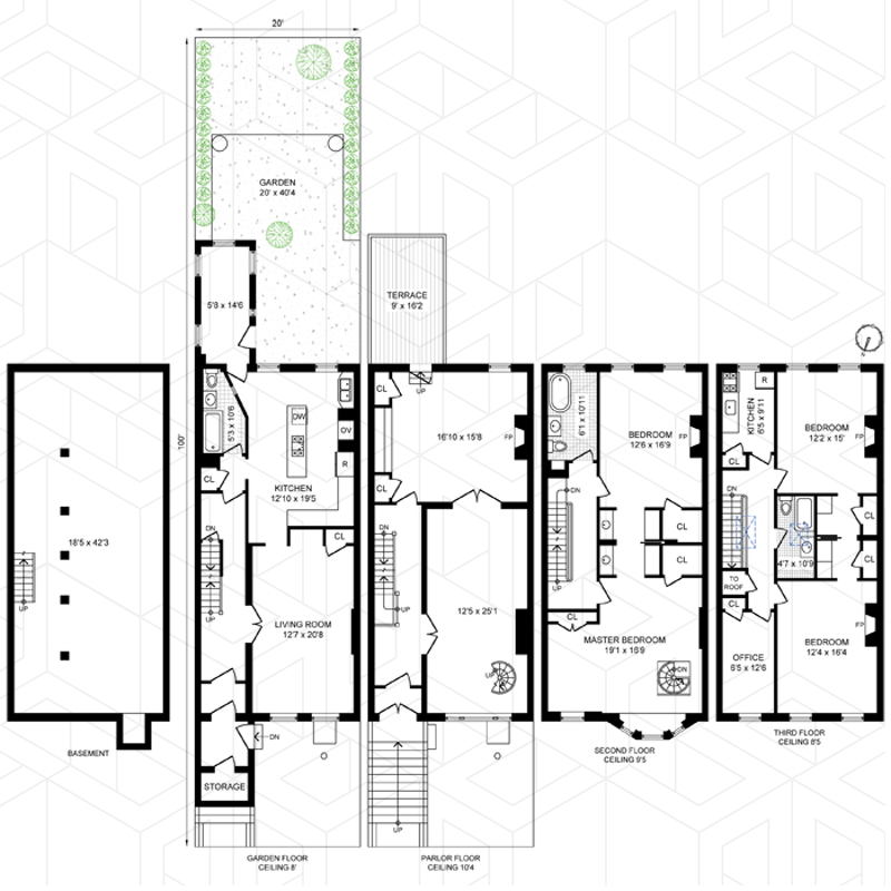 Floorplan for 162 Bainbridge Street