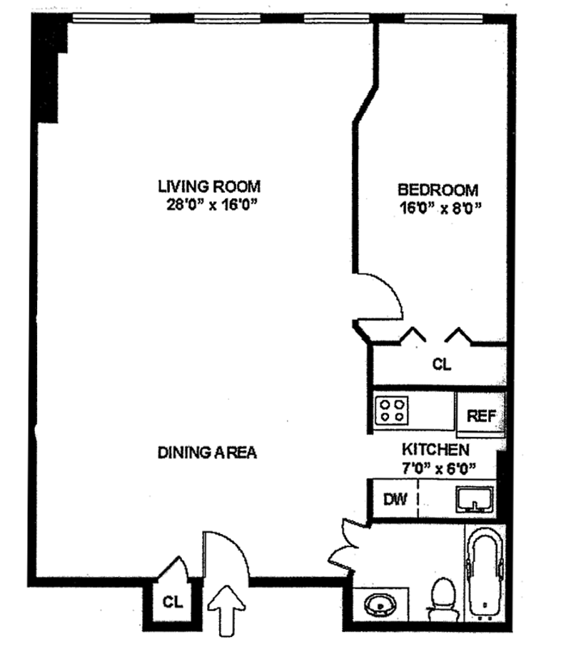 Floorplan for 533 East 13th Street