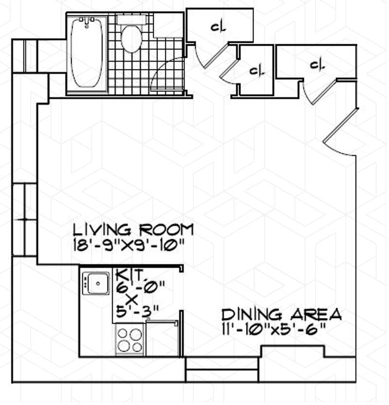 Floorplan for 4 Park Avenue, 6L