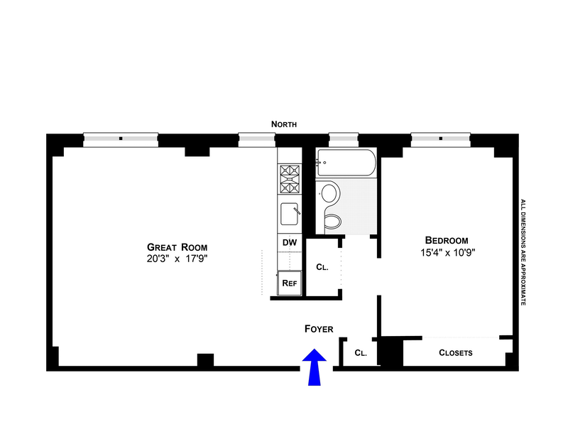 Floorplan for 500 Grand Street