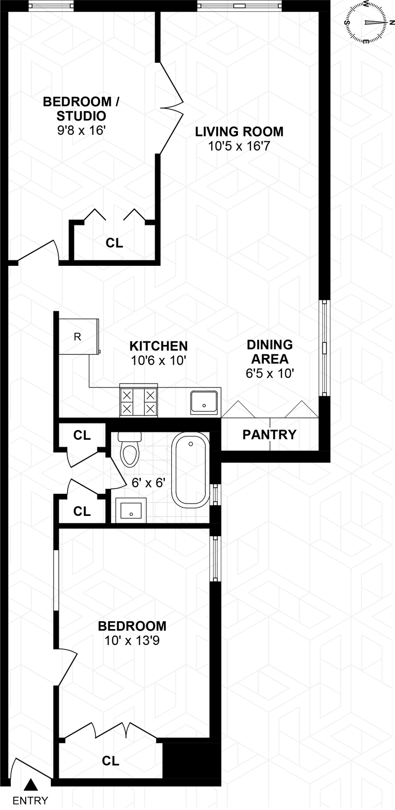 Floorplan for 530 Manhattan Avenue, 23