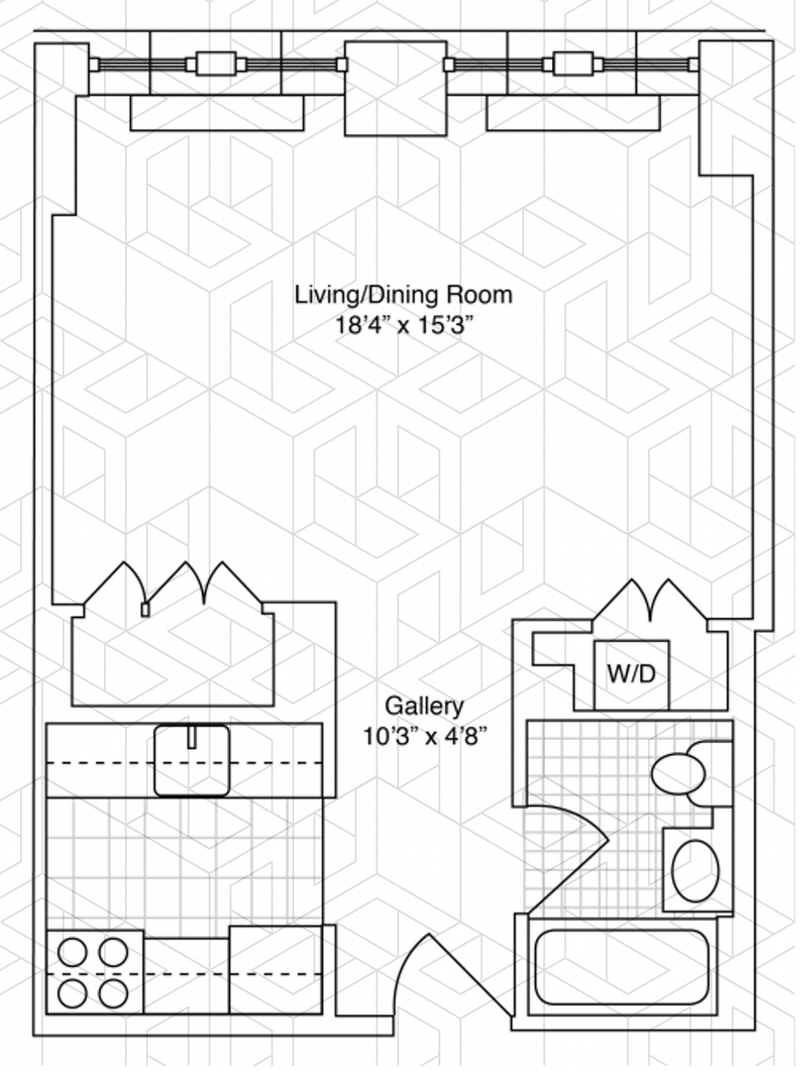 Floorplan for 404 East 76th Street, 7L