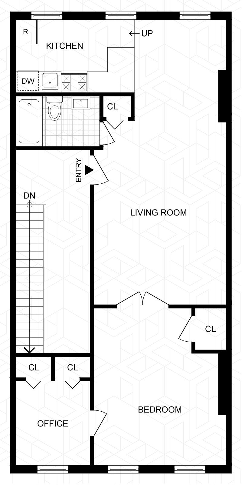Floorplan for 260 Carroll Street, 3