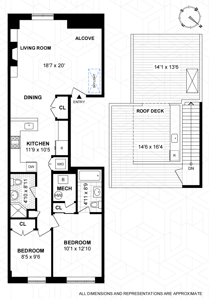 Floorplan for 303 Warren Street, 3