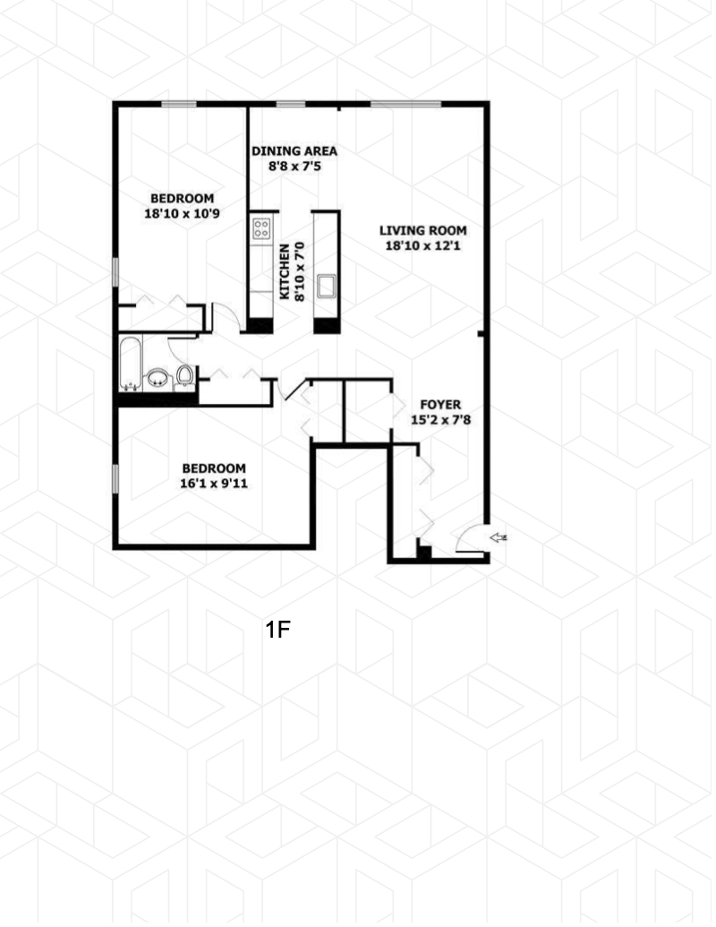 Floorplan for 3901 Independence Avenue, 1F