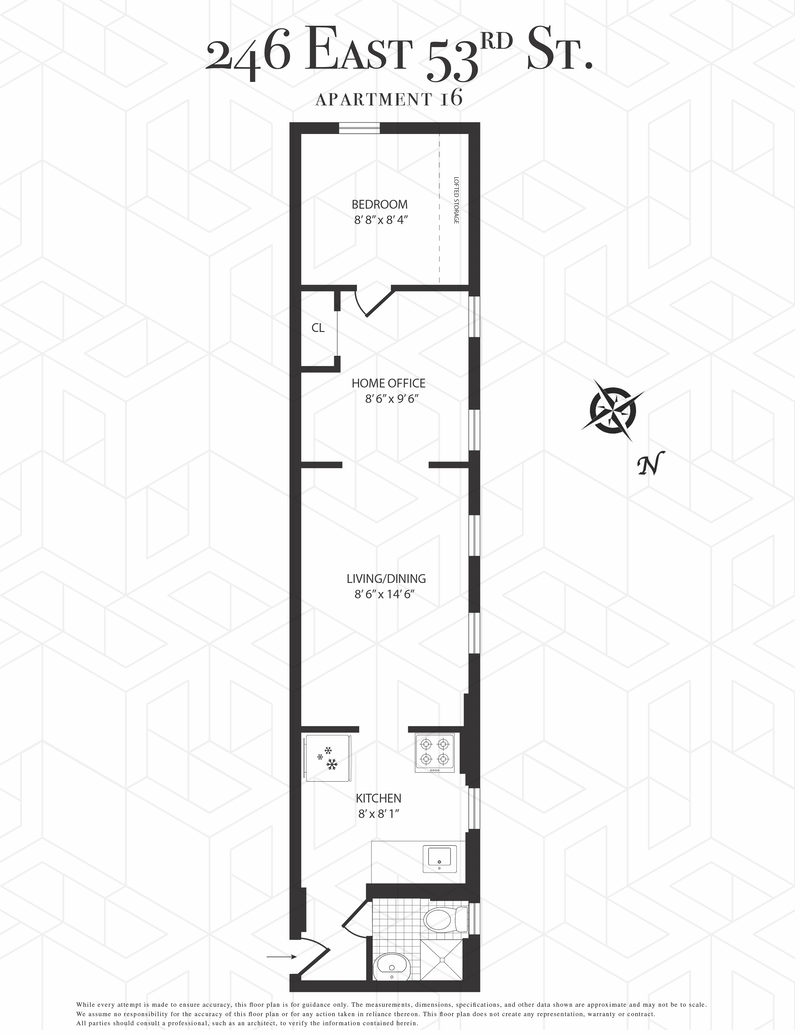 Floorplan for 246 East 53rd Street, 16