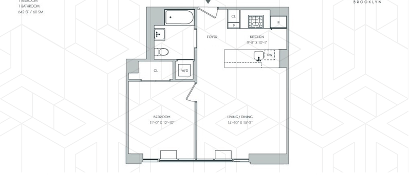 Floorplan for 500 Waverly Avenue, 5D