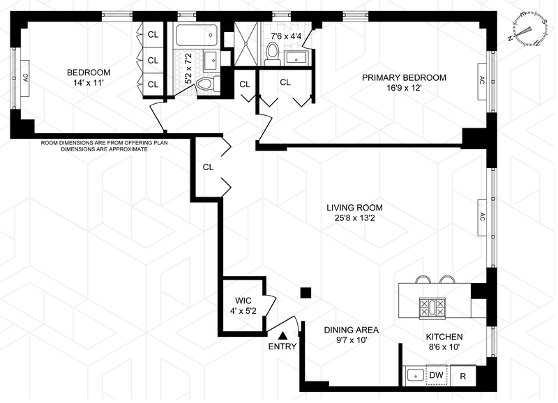 Floorplan for 301 East 69th Street, 11D
