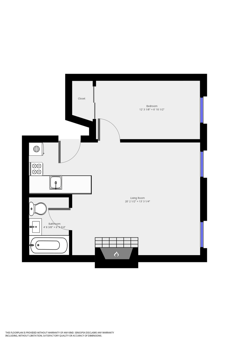 Floorplan for 108 Prospect Place, 4F