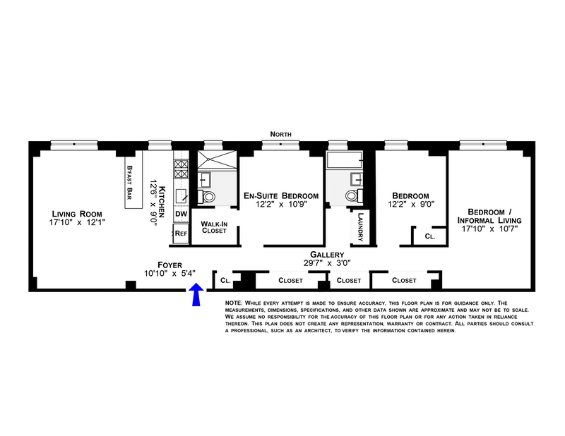 Floorplan for 530 Grand Street