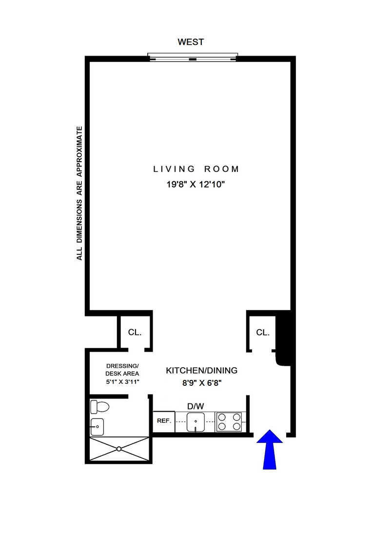 Floorplan for 70 Irving Place, 3A