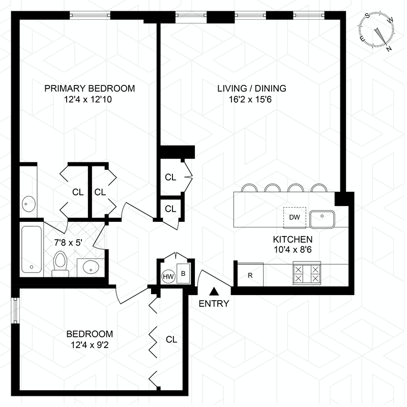 Floorplan for 375 Lincoln Place, 1J