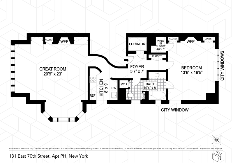 Floorplan for 131 East 70th Street, PENTHOUSE