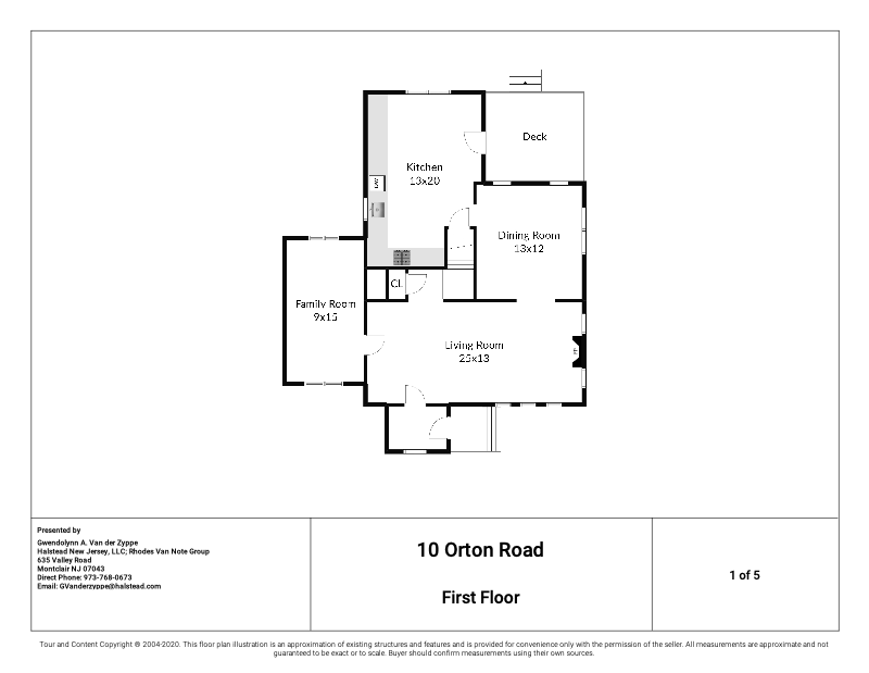 Floorplan for 10 Orton Road