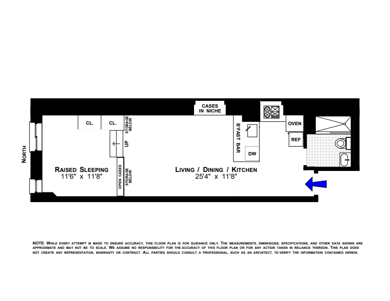 Floorplan for 39 East 12th Street, 403