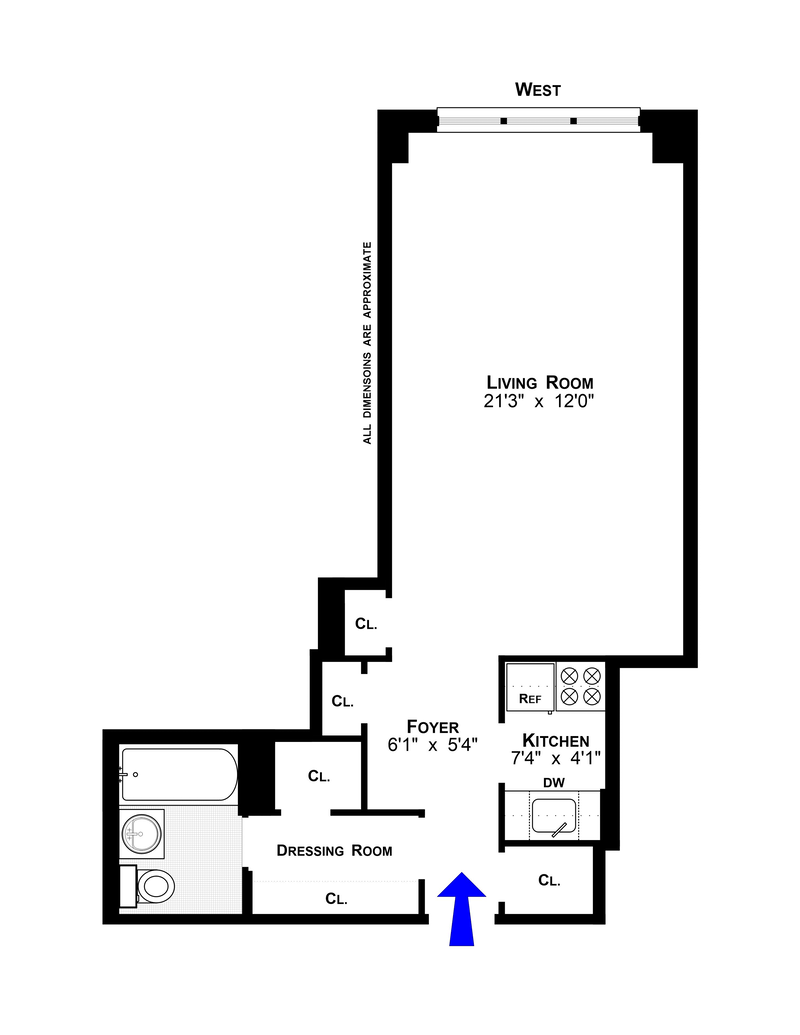Floorplan for 240 East 76th Street, 15T