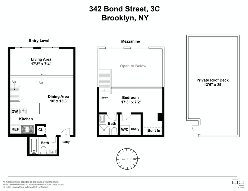 Floorplan for 342 Bond Street, 3C