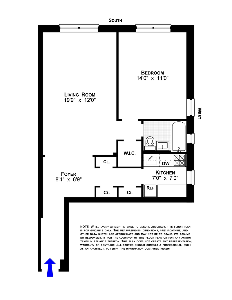 Floorplan for 54 East 8th Street