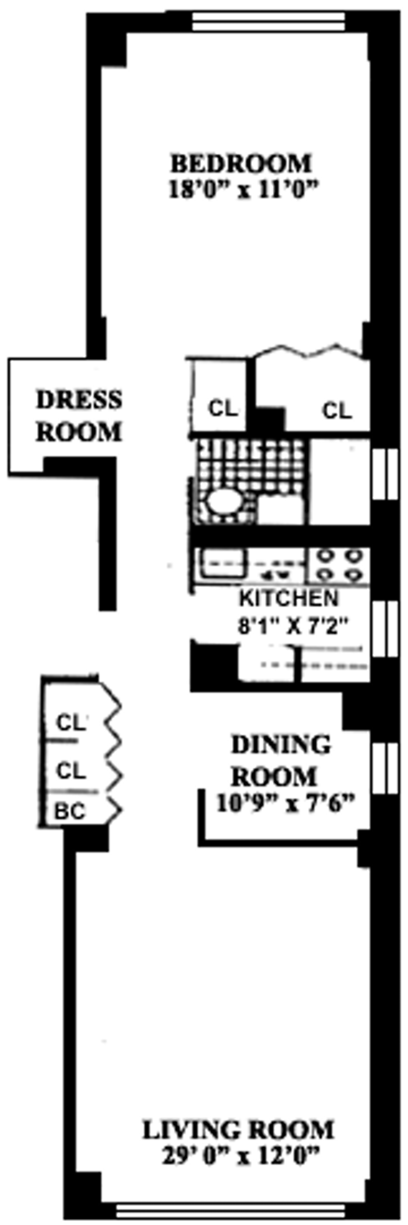 Floorplan for 520 East 72nd Street, 5A
