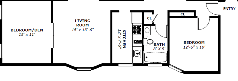 Floorplan for 160 Wadsworth Avenue, 601