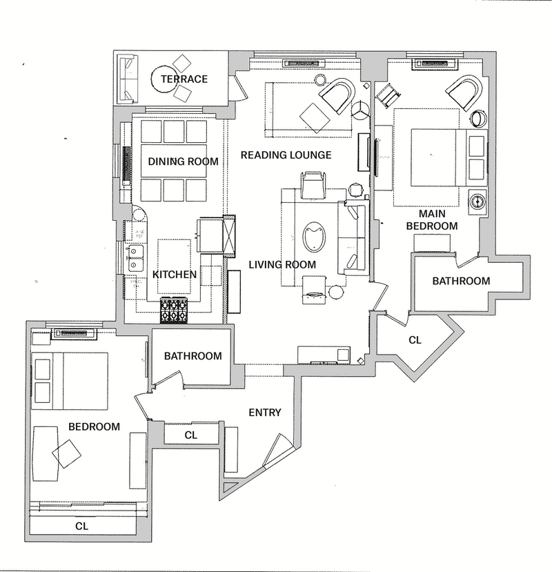 Floorplan for 2621 Palisade Avenue, 4A