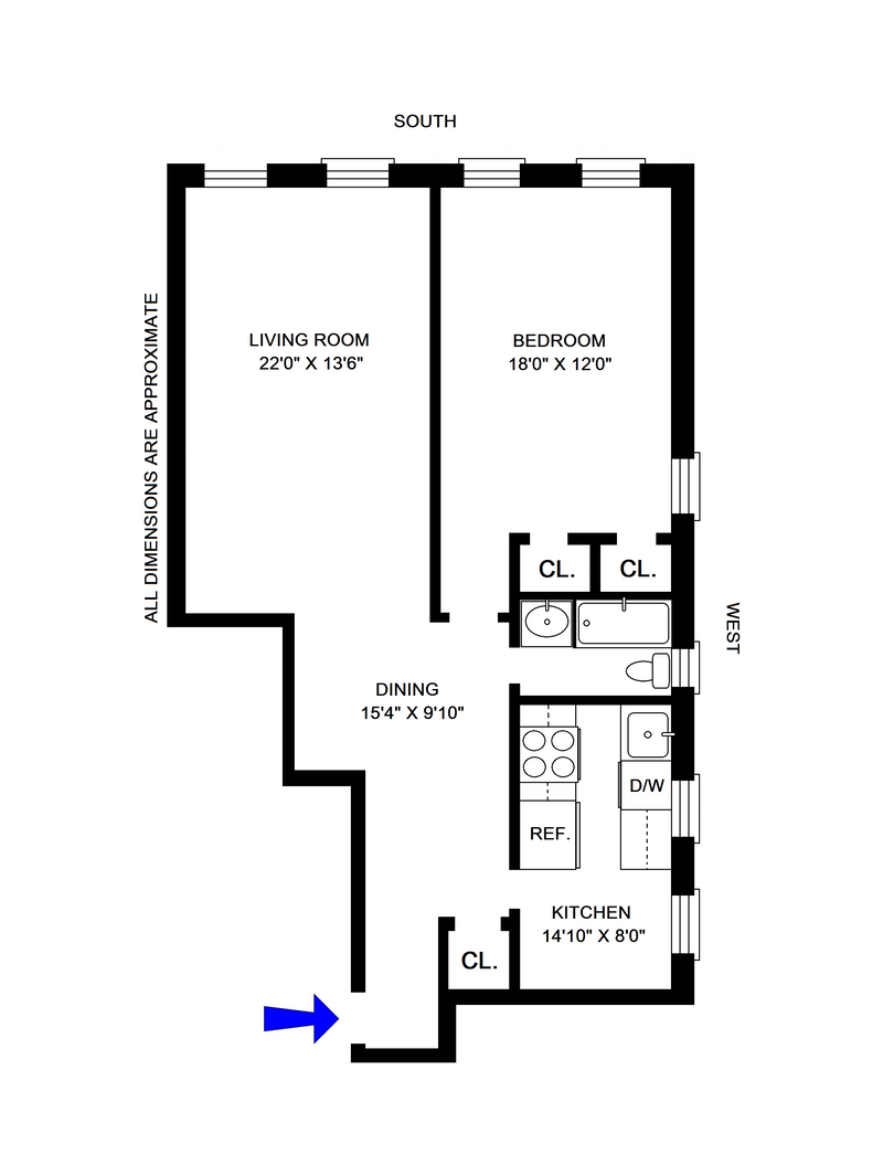 Floorplan for 120 East 89th Street, 6B