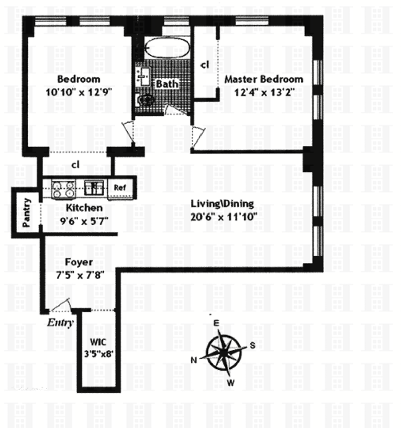 Floorplan for 230 Riverside Drive, 1L