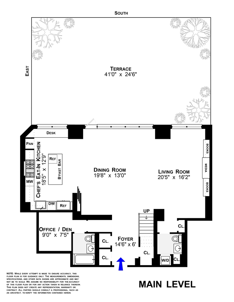 Floorplan for 420 East 72nd Street, 1H/2H