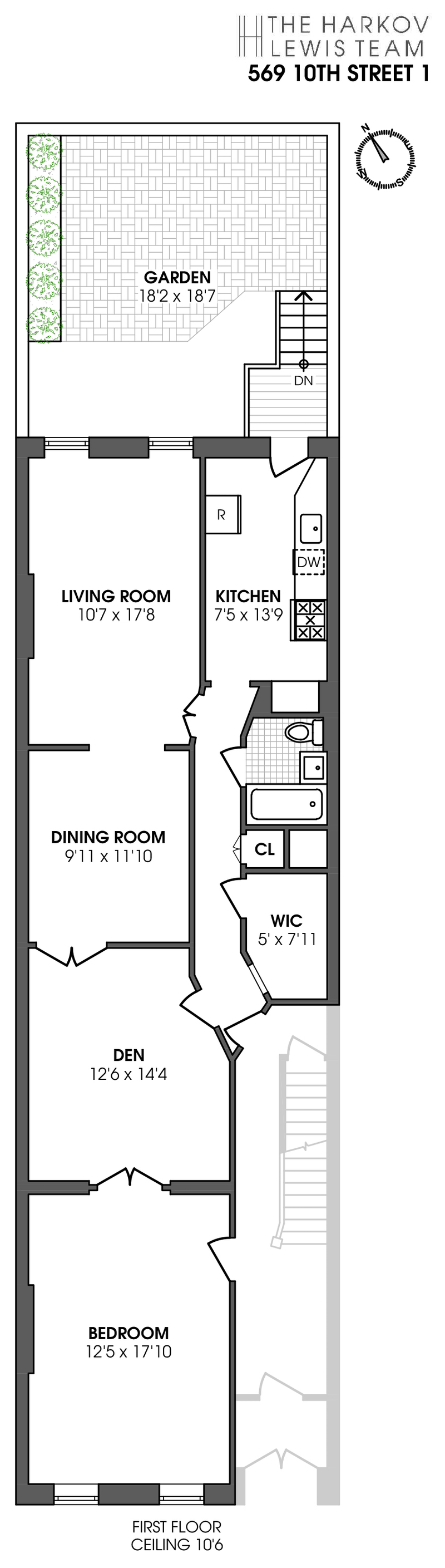 Floorplan for 569, 10th Street, 1