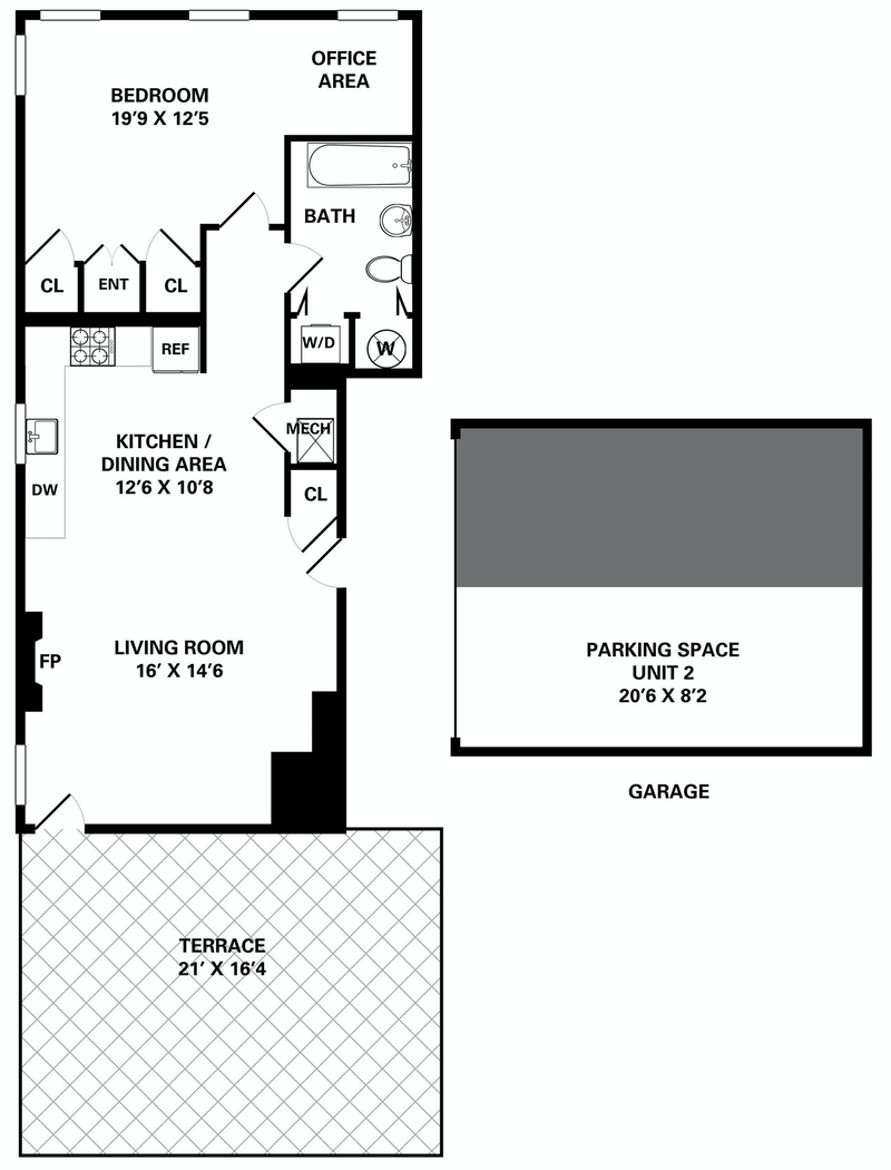 Floorplan for 901 Willow Ave, 2