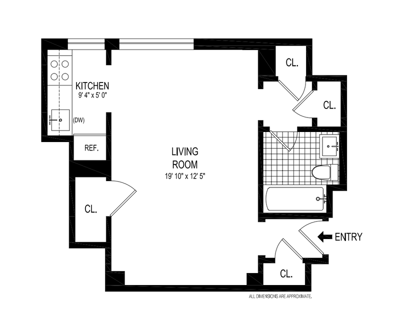 Floorplan for 56 Seventh Avenue, 5G