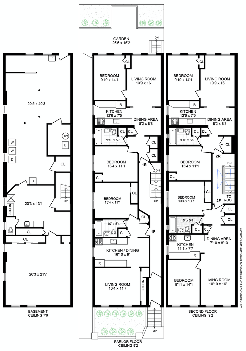 Floorplan for 1621 66th Street