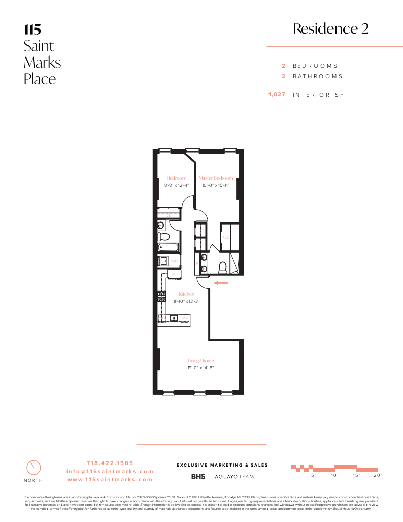Floorplan for 115 Saint Marks Place, 2