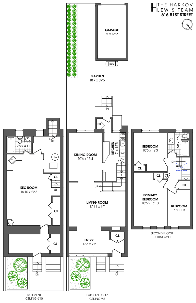 Floorplan for 616 81st Street