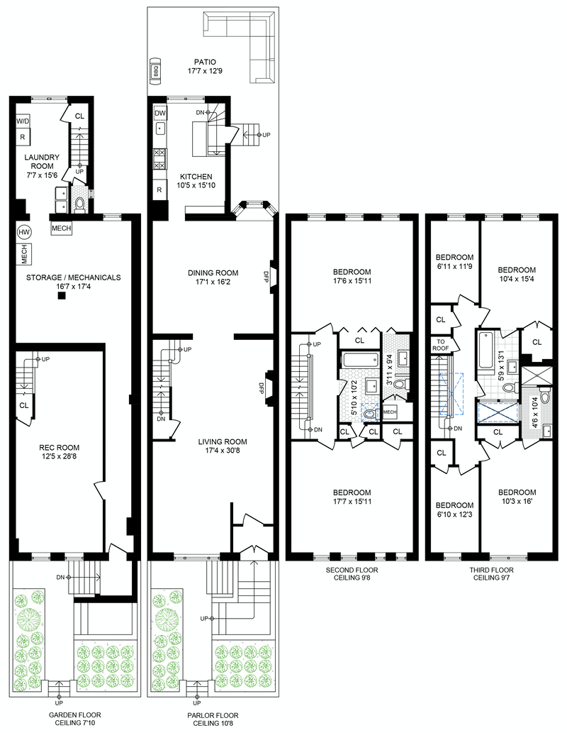 Floorplan for 589 3rd Street