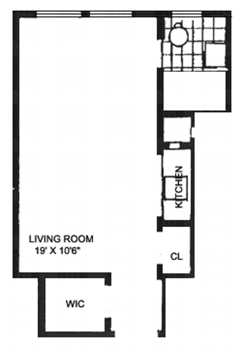Floorplan for 457 West 57th Street