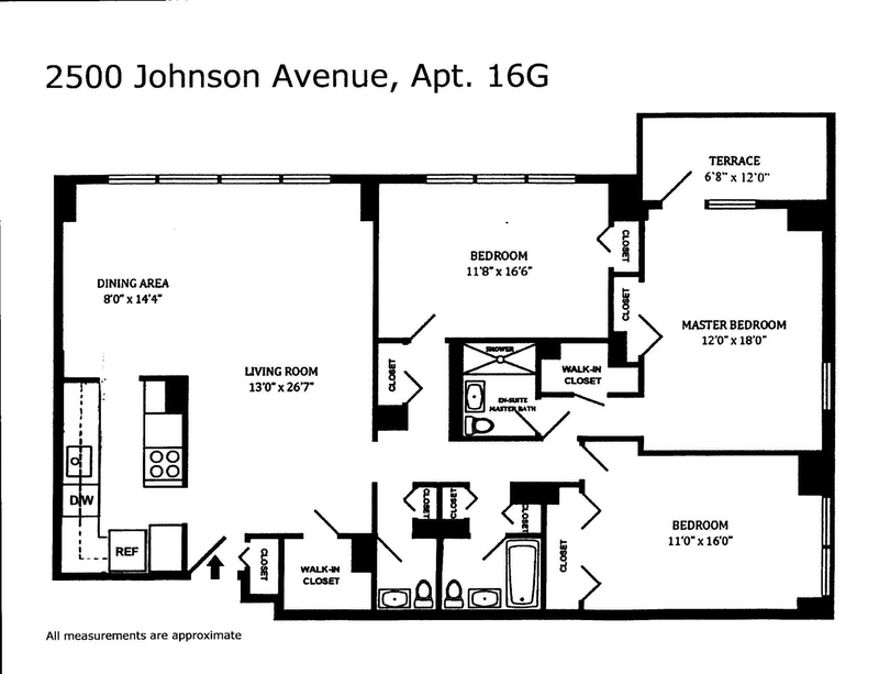 Floorplan for 2500 Johnson Avenue