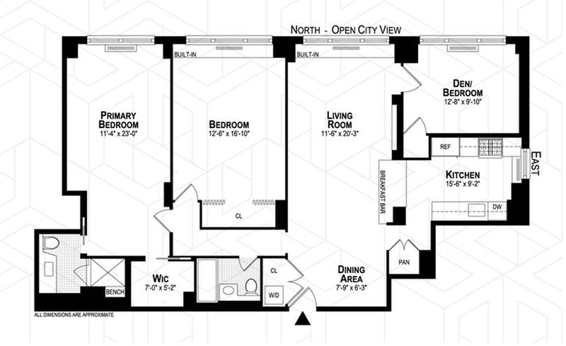 Floorplan for 360 West 22nd Street