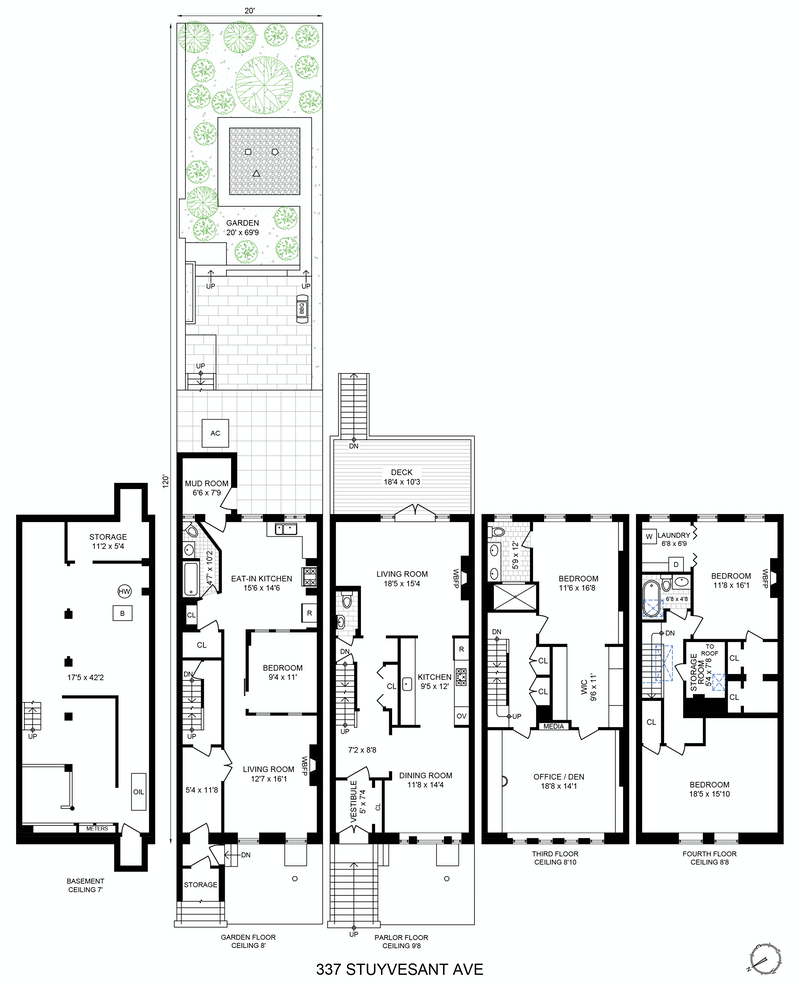 Floorplan for 337 Stuyvesant Avenue
