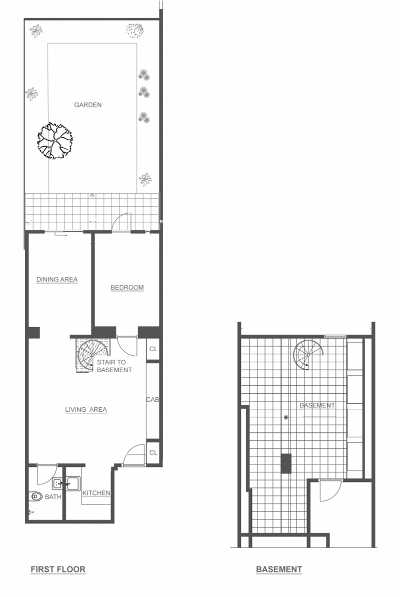 Floorplan for 159 West 76th Street, 1B